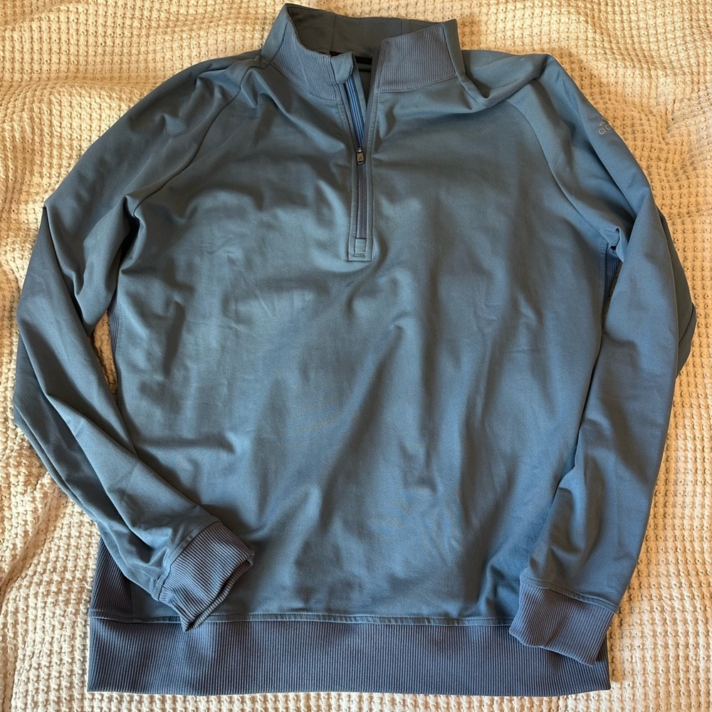 Adidas 1/4 zip golf top men’s M
